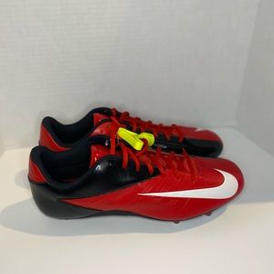 NIKE Vapor Strike 3 D Low Men's Football Cleats pro Red & Black-511336-610 sz 14